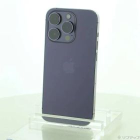 〔中古品〕 iPhone14 Pro 256GB ディープパープル MQ1E3J／A SIMフリー【295】