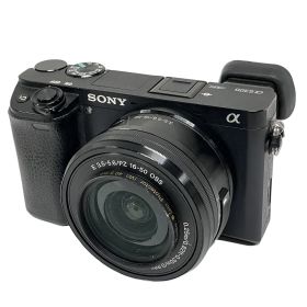 SONY α6300 ILCE-6300 SELP1650 デジタル 一眼 ミラーレス APS-Cサイズ カメラ ズーム レンズ キット ソニー 撮影 中古 F10682928
