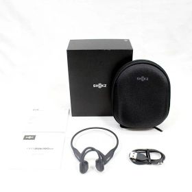 SHOKZ ショックス OPENRUN PRO 黒 ブラック 骨伝導イヤホン☆◎35◎