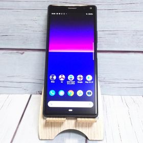 au Xperia8 SOV42 ブラック 本体 白ロム SIMロック解除済み SIMフリー 359367