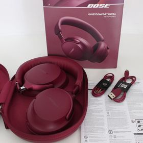 ボーズ(BOSE)の【美品】Bose QuietComfort Ultra Headphones ディーププラム ワイヤレスヘッドホン ノイズキャンセリング ボーズ 本体(ヘッドフォン/イヤフォン)