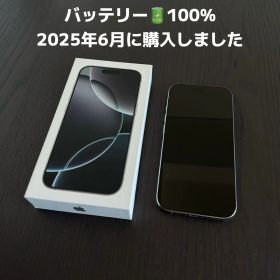 【美品】 iPhone 16 Pro ホワイトチタニウム 256GB 6月購入