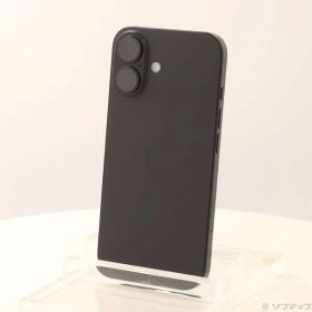 〔中古品〕 iPhone16 128GB ブラック MYDQ3J／A SIMフリー【262】