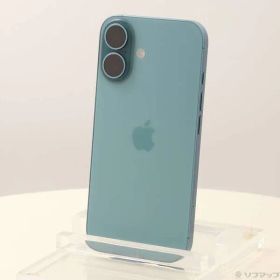 〔中古品〕 iPhone16 128GB ティール MYDV3J／A SIMフリー【368】