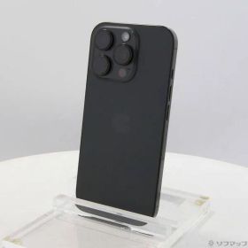 〔中古品〕 iPhone16 Pro 256GB ブラックチタニウム MYN03J／A SIMフリー【371】