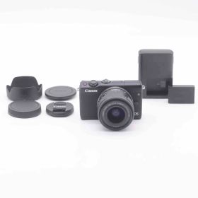 超美品★ Canon ミラーレス一眼カメラ EOS M100 EF-M15-45 IS STM レンズキット(ブラック) #295