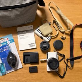 Canon EOS M100 ホワイト レンズ 付属品 セット