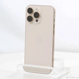 〔展示品〕 iPhone16 Pro Max 256GB デザートチタニウム 3N530J／A SIMフリー【297】
