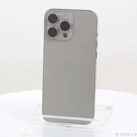 〔中古品〕 iPhone16 Pro Max 256GB ナチュラルチタニウム MYWK3J／A SIMフリー【348】