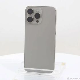 〔中古品〕 iPhone16 Pro Max 256GB ナチュラルチタニウム MYWK3J／A SIMフリー【344】