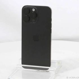 〔中古品〕 iPhone16 Pro Max 256GB ブラックチタニウム MYWG3J／A SIMフリー【344】