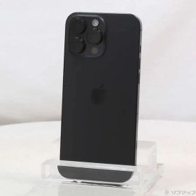 〔中古品〕 iPhone16 Pro Max 256GB ブラックチタニウム MYWG3J／A SIMフリー【349】