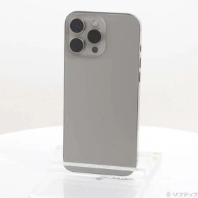 〔中古品〕 iPhone16 Pro Max 256GB ナチュラルチタニウム MYWK3J／A SIMフリー【377】