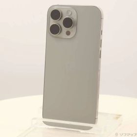〔中古品〕 iPhone16 Pro Max 256GB ナチュラルチタニウム NYWK3J／A SIMフリー【262】