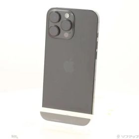 〔中古品〕 iPhone16 Pro Max 256GB ブラックチタニウム MYWG3J／A SIMフリー【344】