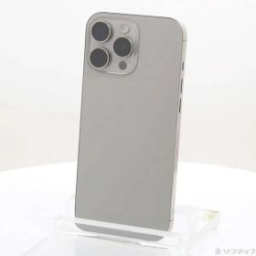 〔中古品〕 iPhone16 Pro Max 256GB ナチュラルチタニウム MYWK3J／A SIMフリー【377】