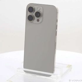〔中古品〕 iPhone16 Pro Max 256GB ナチュラルチタニウム MYWK3J／A SIMフリー【297】