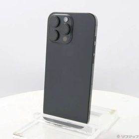 〔中古品〕 iPhone16 Pro Max 512GB ブラックチタニウム MYWL3J／A SIMフリー【349】