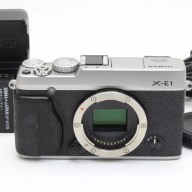 B+ (並品) FUJIFILM 富士フィルム X-E1 ボディ シルバー 初期不良返品無料 11-57