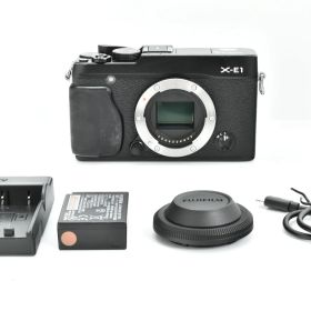 【美品】Fujifilm X-E1 16.3MP Compact System Digital Camera Body 富士フィルム ボディ ブラック EF-TN-JP1465