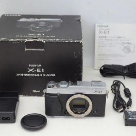 FUJIFILM フジフィルム X-E1 ボディ ミラーレス一眼カメラ シルバー 元箱付 251117b