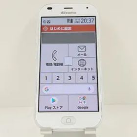 らくらくスマートフォン F-42A ドコモ ホワイト 送料無料 本体 c12585