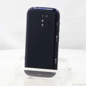 〔中古品〕 らくらくスマートフォン 32GB ネイビー F-42A docomoロック解除SIMフリー【377】