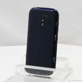 〔中古品〕 らくらくスマートフォン 32GB ネイビー F-42A docomoロック解除SIMフリー【344】