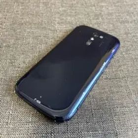 らくらく スマートフォン ドコモ F-42A ネイビー シニア 富士通