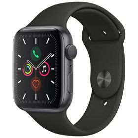 Apple Apple Watch Series5 44mm GPSモデル MWVF2J/A A2093【スペースグレイアルミニウムケース/ブラックスポーツバンド】 [中古] 【当社3ヶ月間保証】 イオシス