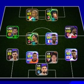 フリット、ルイコスタ、エムバペ、メッシ、アザール、サラー、監督ガットゥーゾ | eFootball 2025(イーフト)のアカウントデータ、RMTの販売・買取一覧