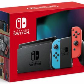 【中古・箱説あり・付属品あり・傷なし】Nintendo Switch Joy－Con(L) ネオンブルー／(R) ネオンレッド KABAHニンテンドーSwitch ゲーム機本体