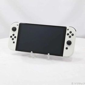 【中古】Nintendo(任天堂) Nintendo Switch 有機ELモデル Joy-Con(L)／(R) ホワイト 【377-ud】