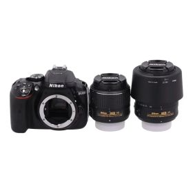 中古 デジタル一眼ダブルズームキットNikon ニコンD5300ダブルズームキット 2165891コンディションランク【B】（商品 No.21-0）