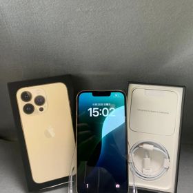 美品 国内版 SIMフリー iPhone13 Pro 128GB ゴールド色