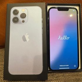 【美品】iPhone 13 Pro 128GB 本体 シエラブルー