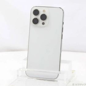 〔中古品〕 iPhone13 Pro 128GB シルバー MLUF3J／A SIMフリー 〔ネットワーク利用制限▲〕【262】