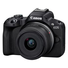 【長期保証付】CANON キヤノン EOS R50 RF-S18-45 IS STM レンズキット ブラック APS-C ミラーレス一眼カメラ EOSR50L1845ST