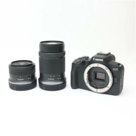 【中古】 《並品》 Canon EOS R50 ダブルズームキット ブラック [ デジタルカメラ ]