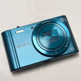 【送料無料】SONY/ソニー/Cyber-shot DSC-WX300/ブルー/青/コンパクトデジタルカメラ/デジカメ/撮影/写真/動作未確認/ジャンク品扱い/ケース付き/バッテリーパックなし