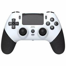 【送料無料】QISI ps4 コントローラー ワイヤレス接続 ブラック ホワイト マクロ機能 1000mAh大容量 長時間連続使用 ジャイロセンサー TURBO連射 無線 高耐久ボタン 人間工学 対応機種 ホール効果搭載 Dual Shock PS4/P4 Slim/PC対応
