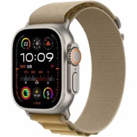 Apple Watch Ultra 2 GPS+Cellularモデル 49mm MX4E3J/A [ナチュラル・タンアルパインループ S]