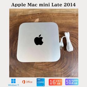 ［状態良好］Apple Mac mini 2014/Corei7/16GB/SSD512GB/Windows11/Office2021/miniR10