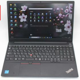 325時間 中古美品 フルHD 15.6インチ Lenovo ThinkPad E15 Gen2 Windows11 卓越性能 第11世代Core i5-1135G7 8GB 爆速NVMe式256GB-SSD カメラ 無線 Office付き Win11【中古ノートパソコン 中古パソコン 中古PC】送料無料 あす楽対応 即日発送（Windows10も対応可能 Win10）