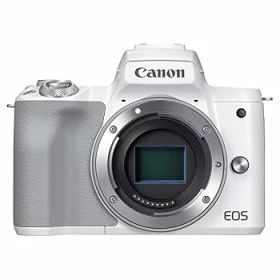 【中古】Canon ミラーレス一眼カメラ EOS Kiss M2 ボディー ホワイト KISSM2WH-BODY