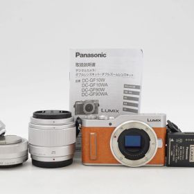 L091714)Panasonic LUMIX G DC-GF10 ダブルズームレンズ ミラーレス一眼 カメラ パナソニック