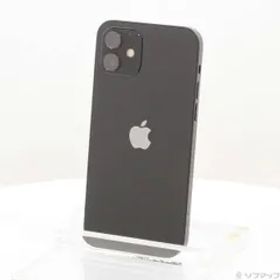〔中古品〕 iPhone12 64GB ブラック MGHN3J／A SIMフリー【262】