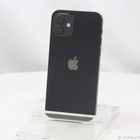 〔中古品〕 iPhone12 64GB ブラック MGHN3J／A SIMフリー【258】