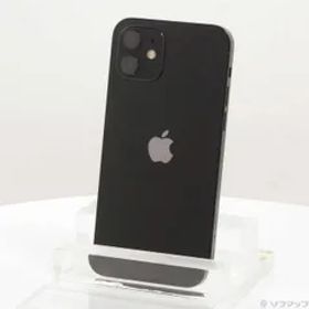 〔中古品〕 iPhone12 64GB ブラック MGHN3J／A SIMフリー【295】
