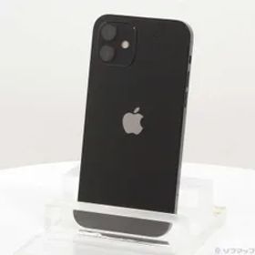 〔中古品〕 iPhone12 64GB ブラック MGHN3J／A SIMフリー【276】